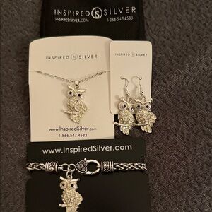 Owl Jewelry Set - by Inspired Silver NEW
